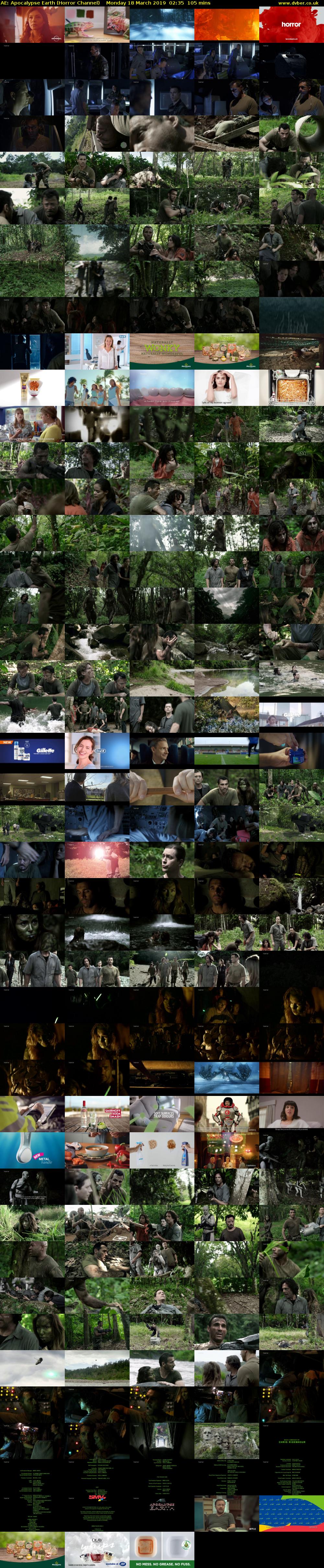 AE: Apocalypse Earth (Horror Channel) Monday 18 March 2019 02:35 - 04:20
