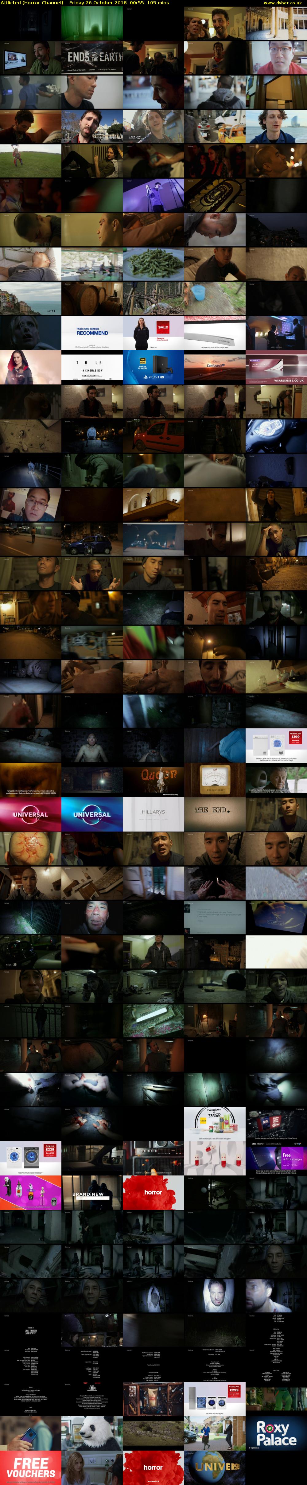 Afflicted (Horror Channel) Friday 26 October 2018 00:55 - 02:40