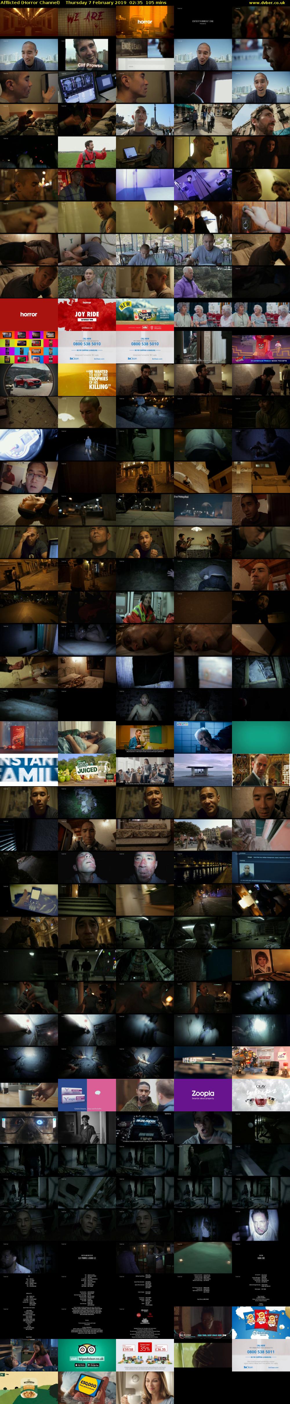 Afflicted (Horror Channel) Thursday 7 February 2019 02:35 - 04:20