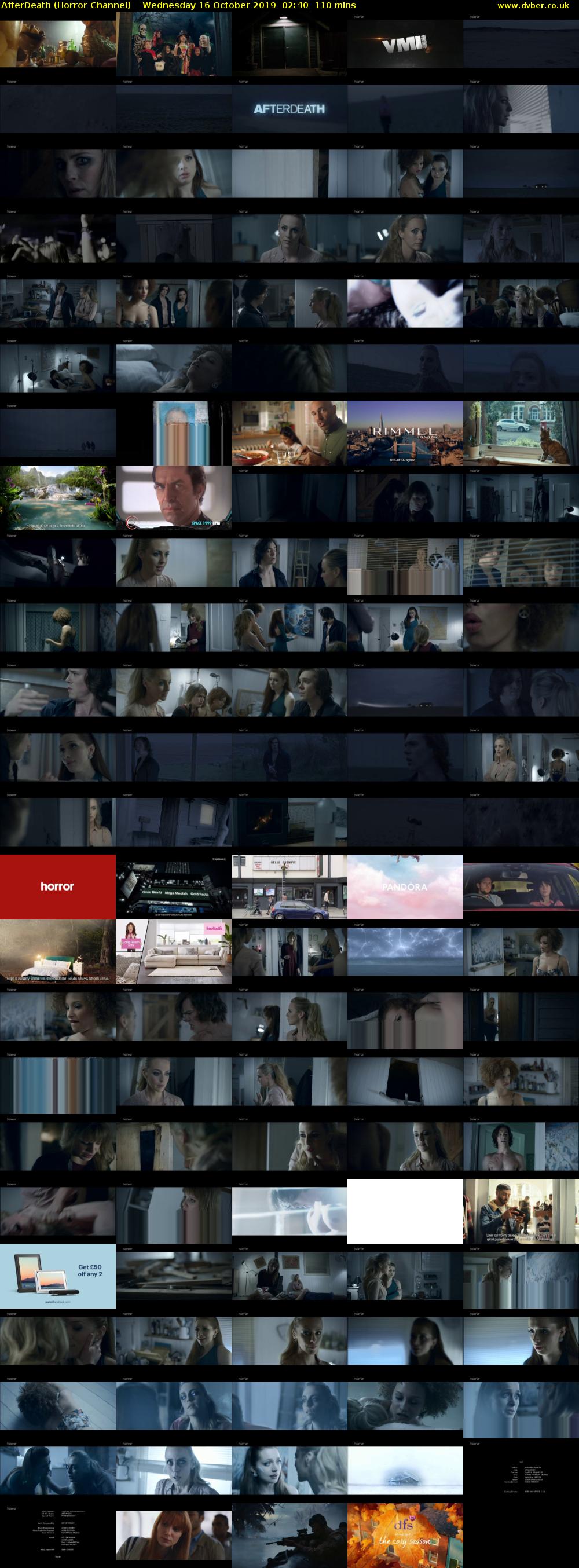AfterDeath (Horror Channel) Wednesday 16 October 2019 02:40 - 04:30