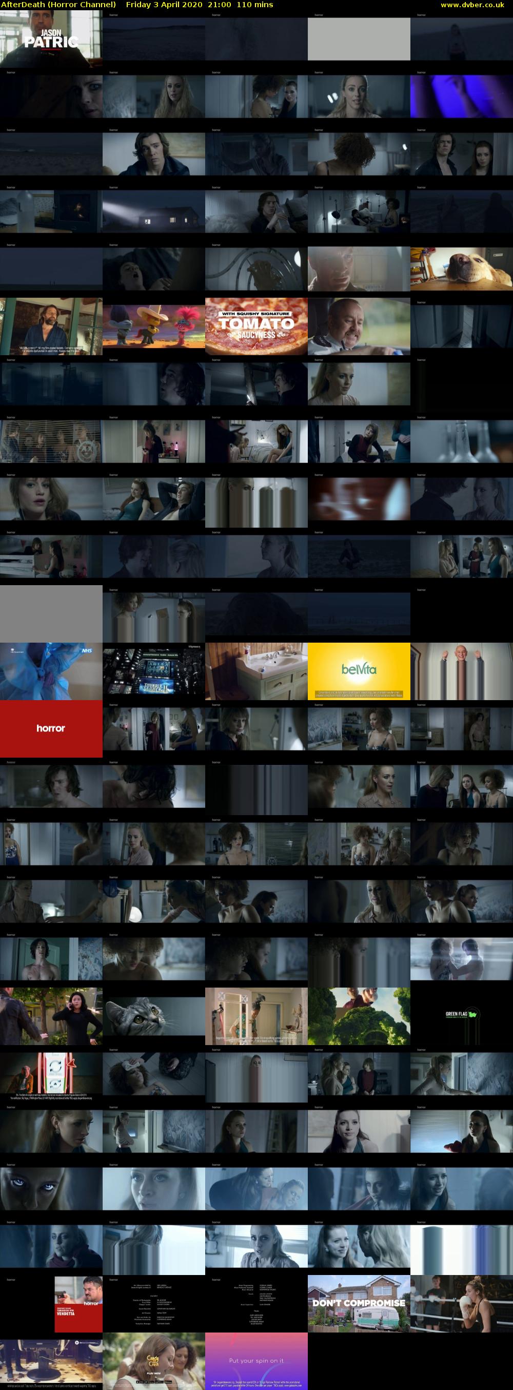 AfterDeath (Horror Channel) Friday 3 April 2020 21:00 - 22:50