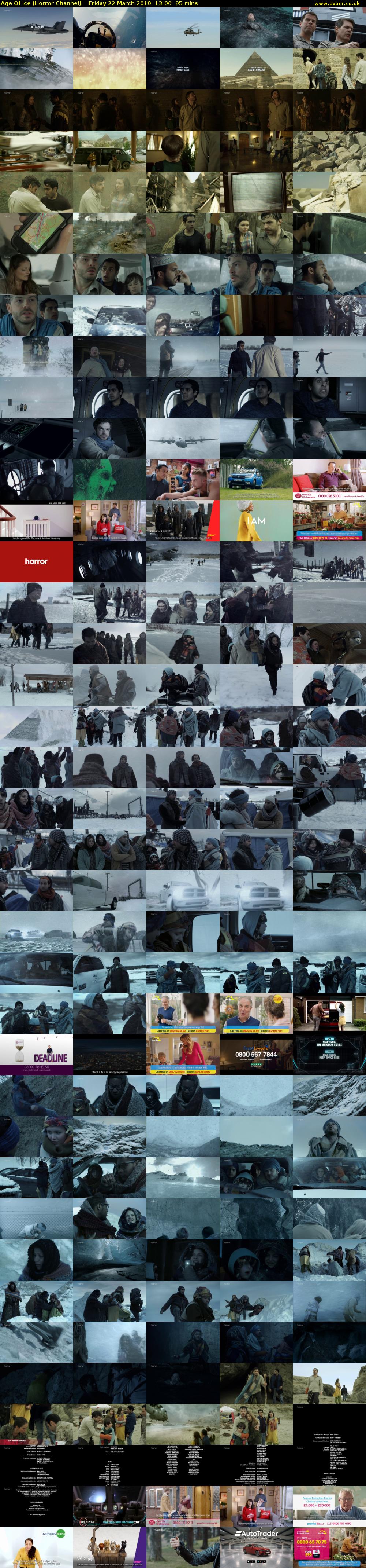 Age Of Ice (Horror Channel) Friday 22 March 2019 13:00 - 14:35