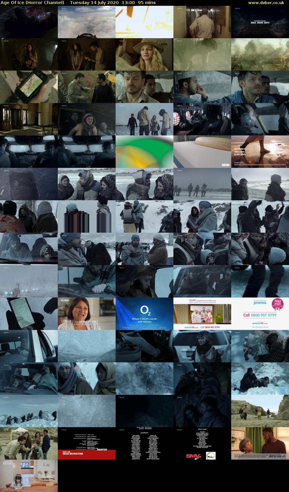 Age Of Ice (Horror Channel) Tuesday 14 July 2020 13:00 - 14:35