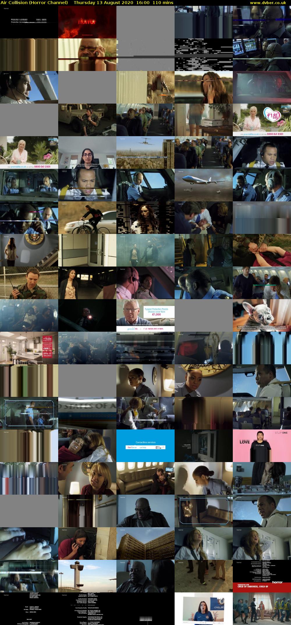 Air Collision (Horror Channel) Thursday 13 August 2020 16:00 - 17:50