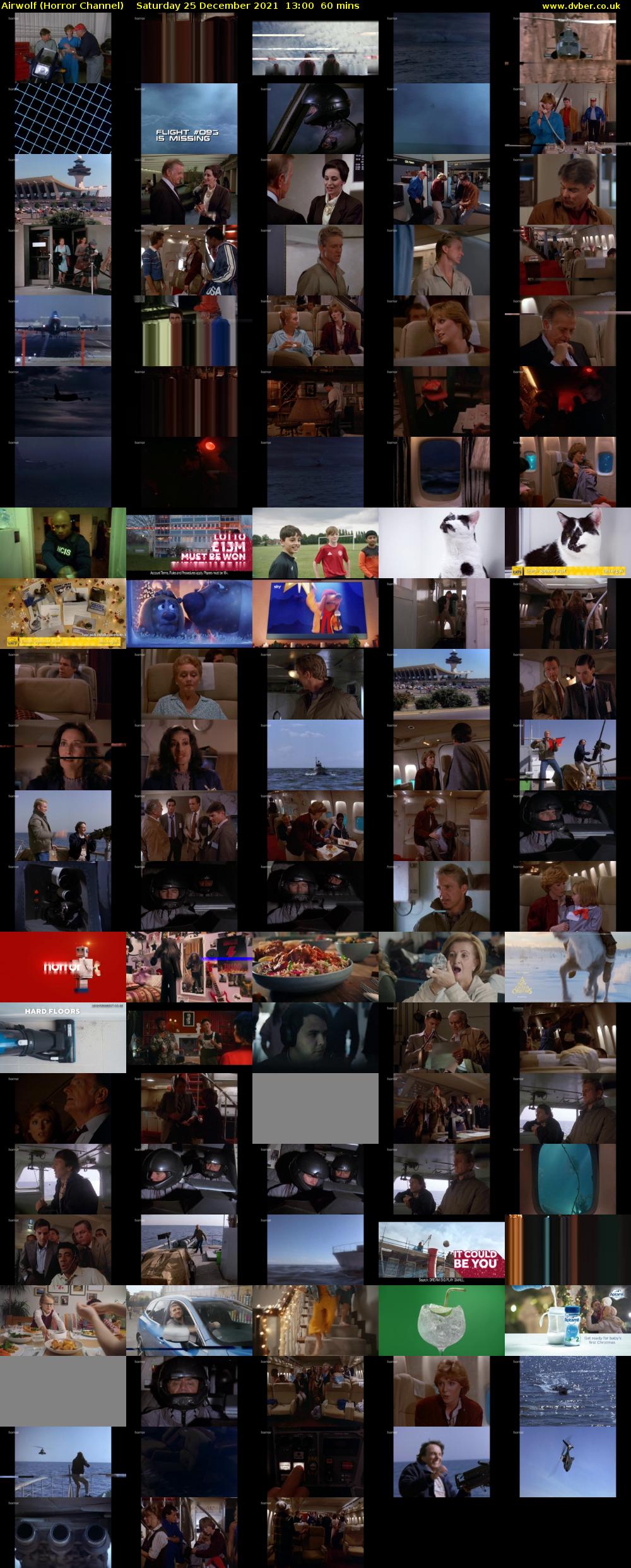 Airwolf (Horror Channel) Saturday 25 December 2021 13:00 - 14:00