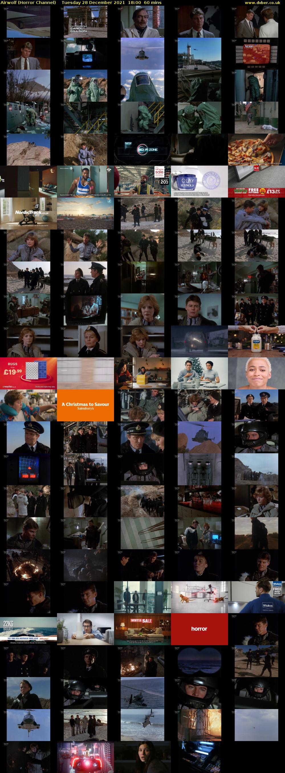 Airwolf (Horror Channel) Tuesday 28 December 2021 18:00 - 19:00