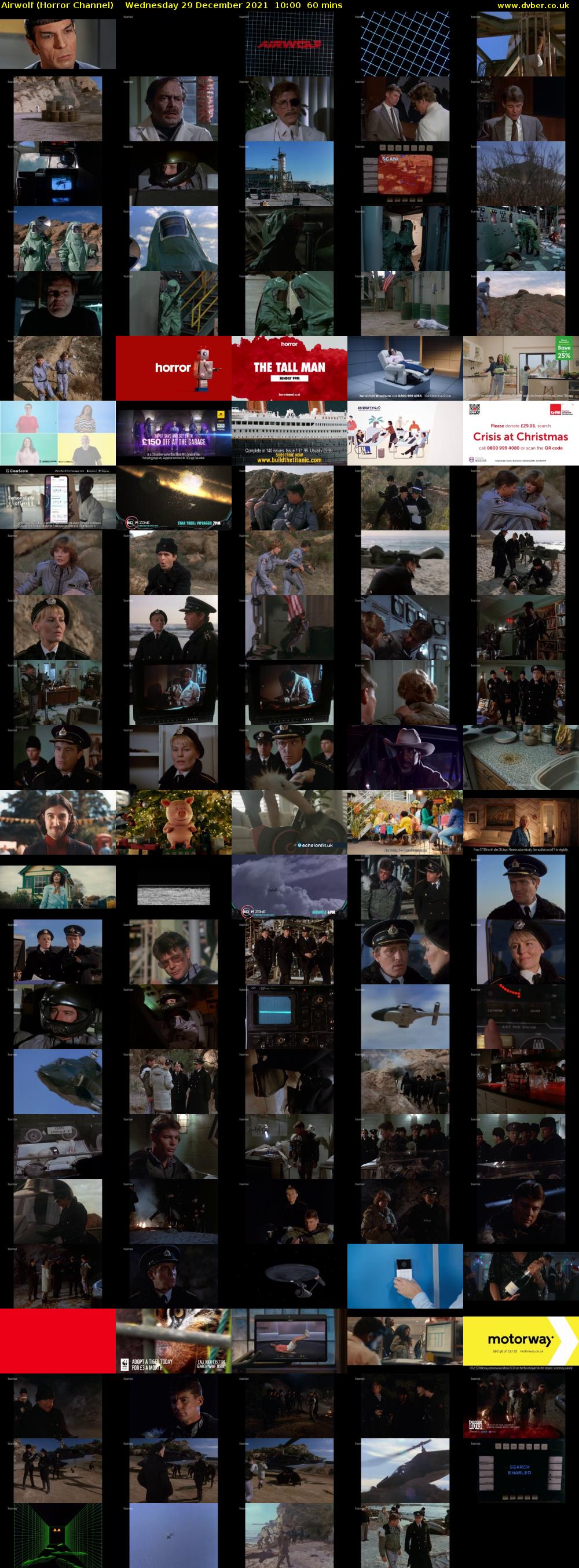 Airwolf (Horror Channel) Wednesday 29 December 2021 10:00 - 11:00