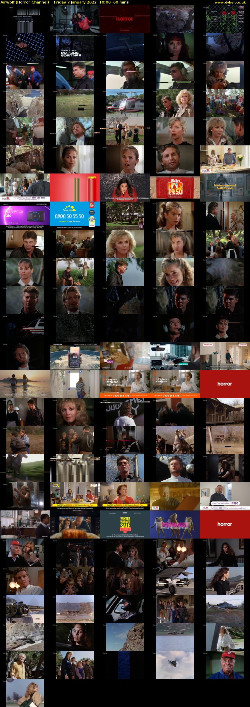 Airwolf (Horror Channel) Friday 7 January 2022 10:00 - 11:00
