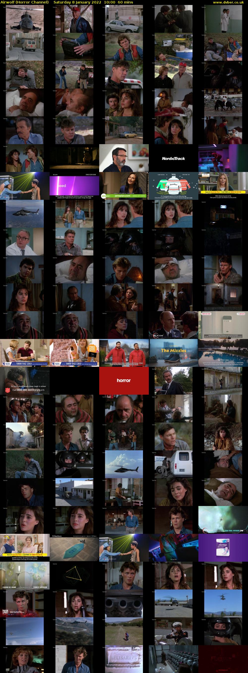 Airwolf (Horror Channel) Saturday 8 January 2022 10:00 - 11:00