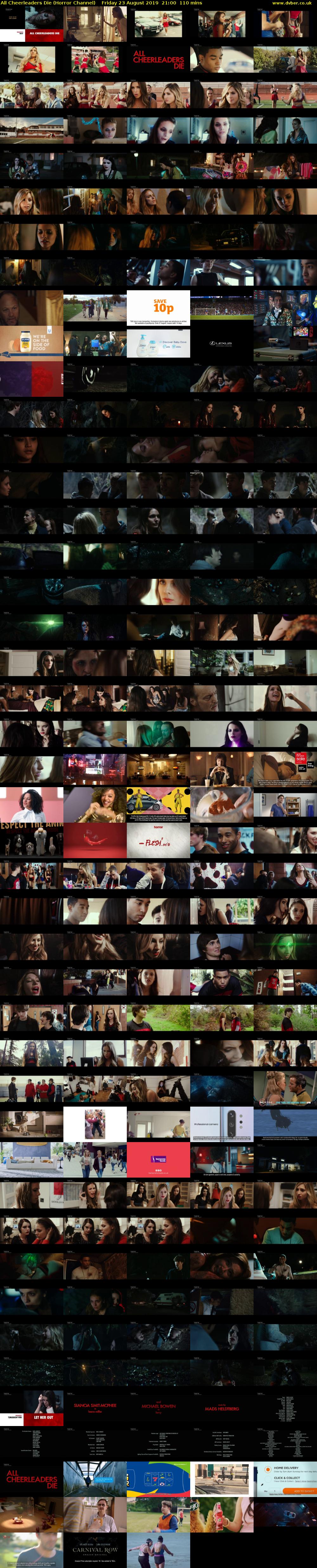 All Cheerleaders Die (Horror Channel) Friday 23 August 2019 21:00 - 22:50