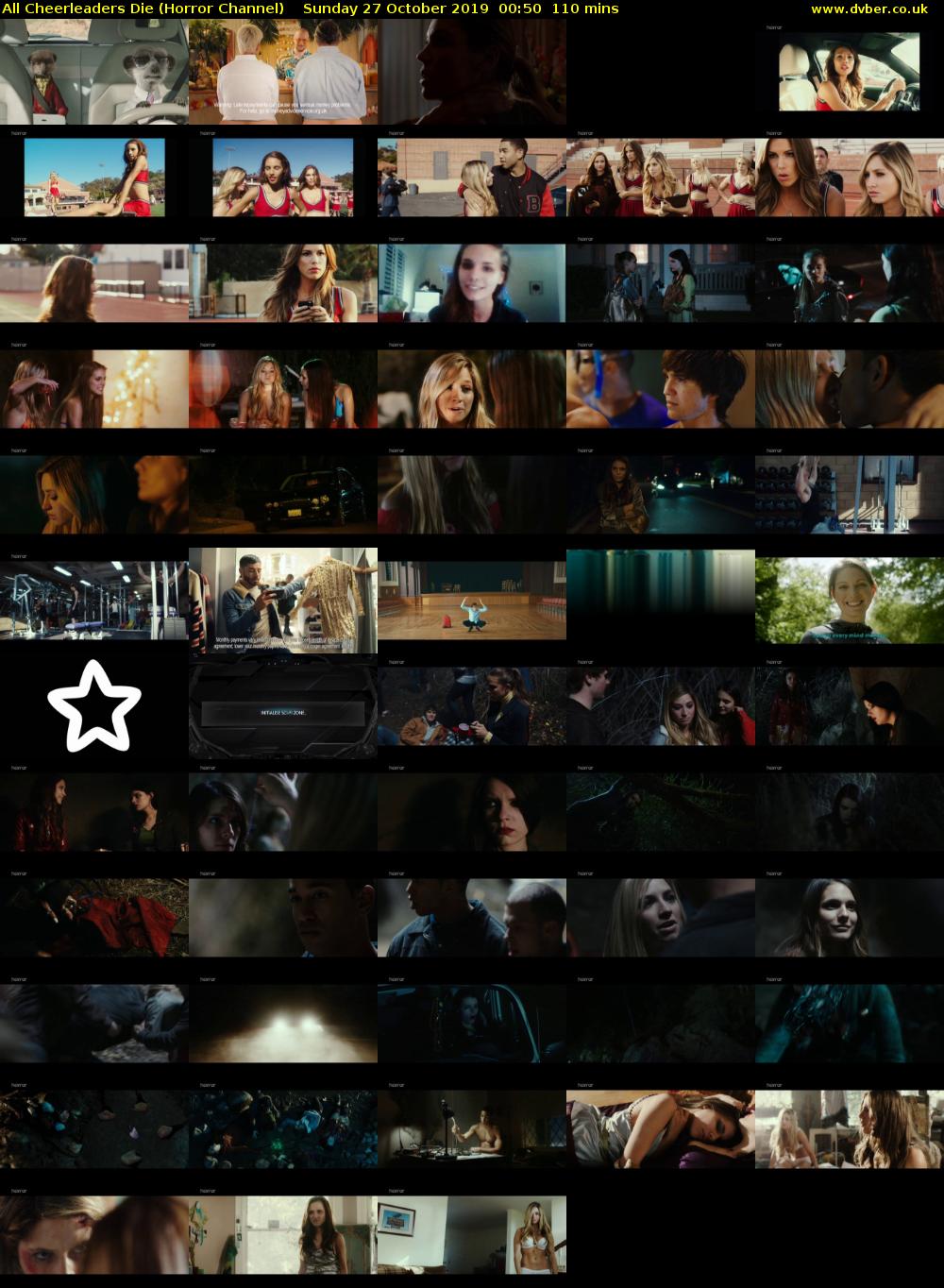 All Cheerleaders Die (Horror Channel) Sunday 27 October 2019 00:50 - 01:40
