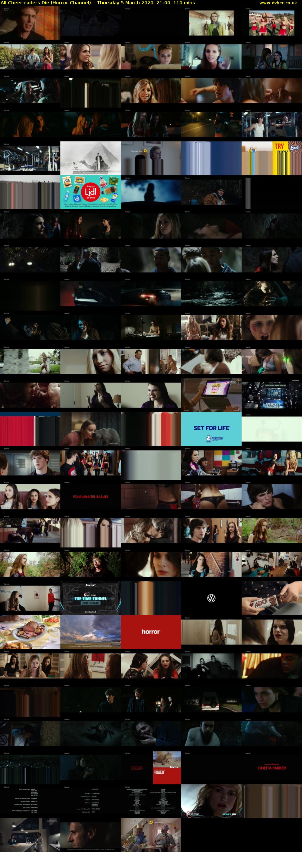All Cheerleaders Die (Horror Channel) Thursday 5 March 2020 21:00 - 22:50