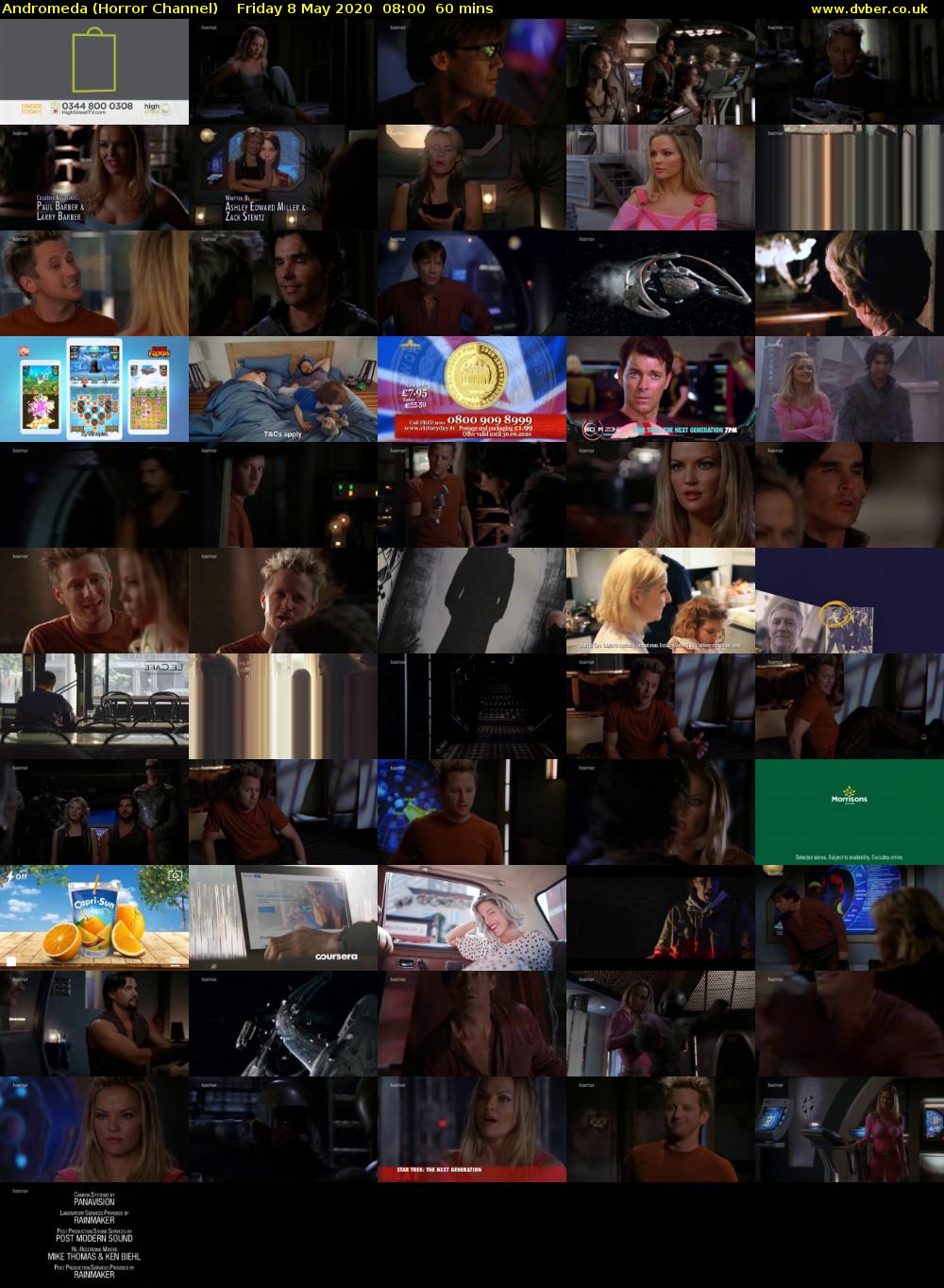 Andromeda (Horror Channel) Friday 8 May 2020 08:00 - 09:00