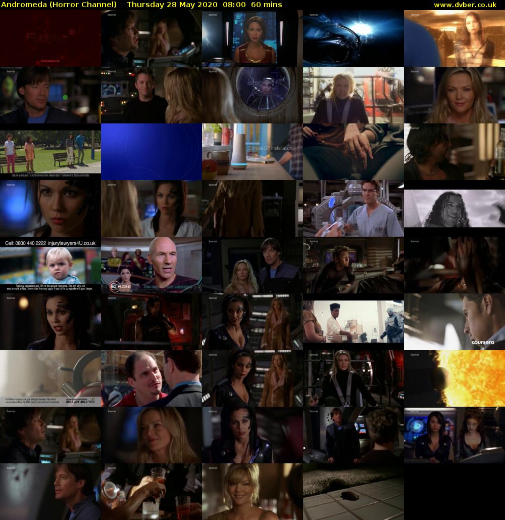 Andromeda (Horror Channel) Thursday 28 May 2020 08:00 - 09:00