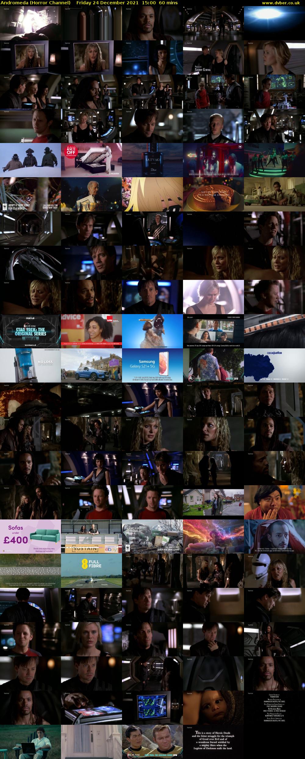 Andromeda (Horror Channel) Friday 24 December 2021 15:00 - 16:00
