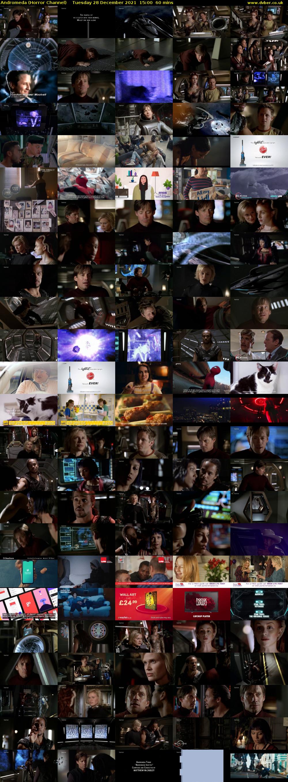 Andromeda (Horror Channel) Tuesday 28 December 2021 15:00 - 16:00