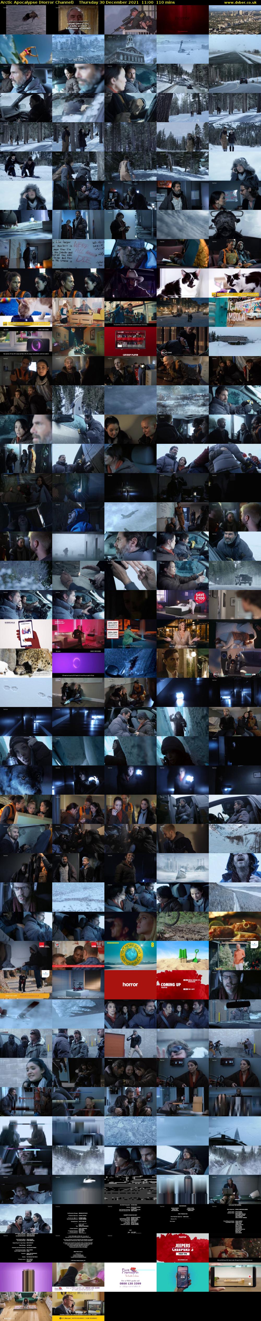 Arctic Apocalypse (Horror Channel) Thursday 30 December 2021 11:00 - 12:50