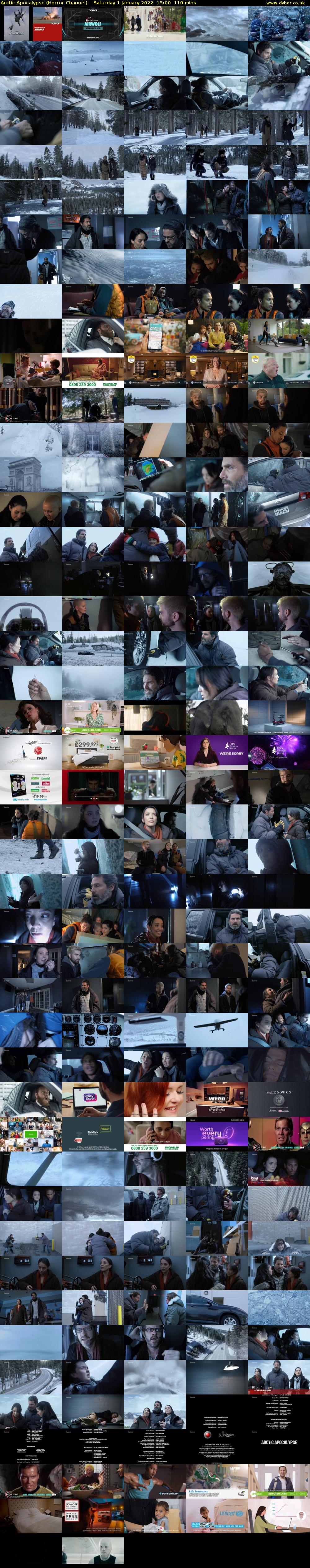 Arctic Apocalypse (Horror Channel) Saturday 1 January 2022 15:00 - 16:50