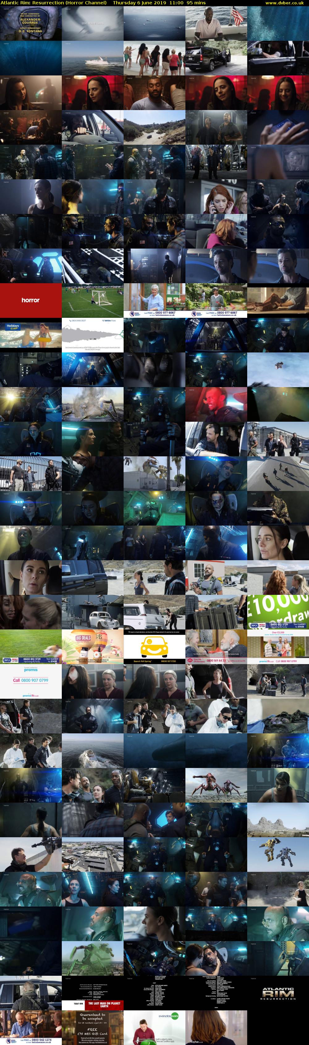 Atlantic Rim: Resurrection (Horror Channel) Thursday 6 June 2019 11:00 - 12:35