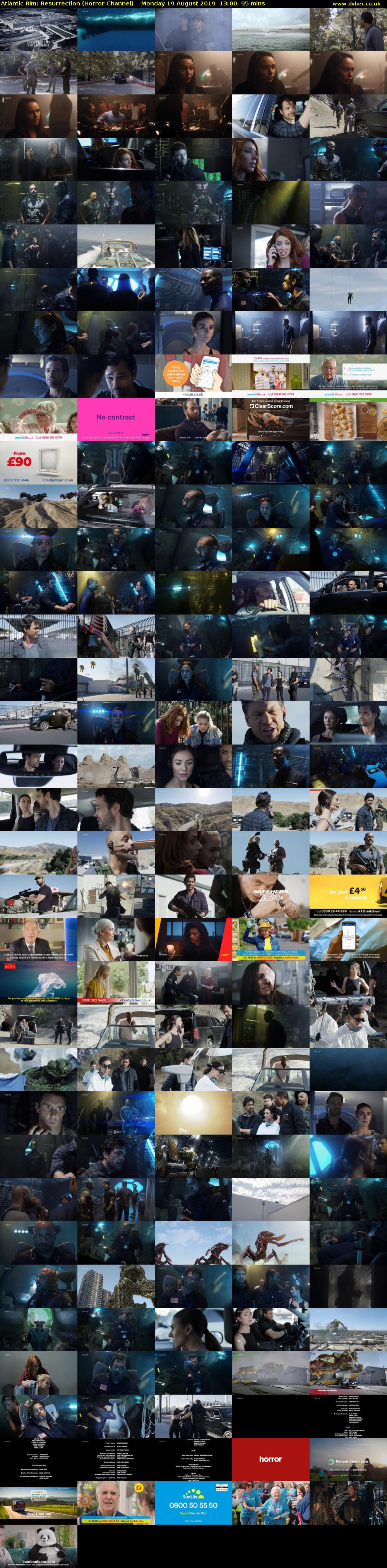 Atlantic Rim: Resurrection (Horror Channel) Monday 19 August 2019 13:00 - 14:35