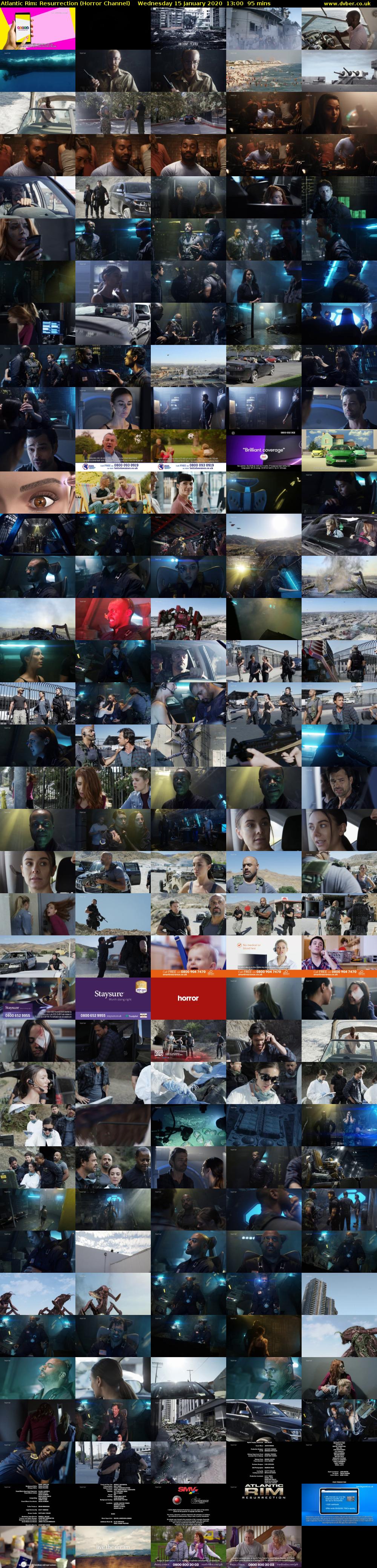 Atlantic Rim: Resurrection (Horror Channel) Wednesday 15 January 2020 13:00 - 14:35