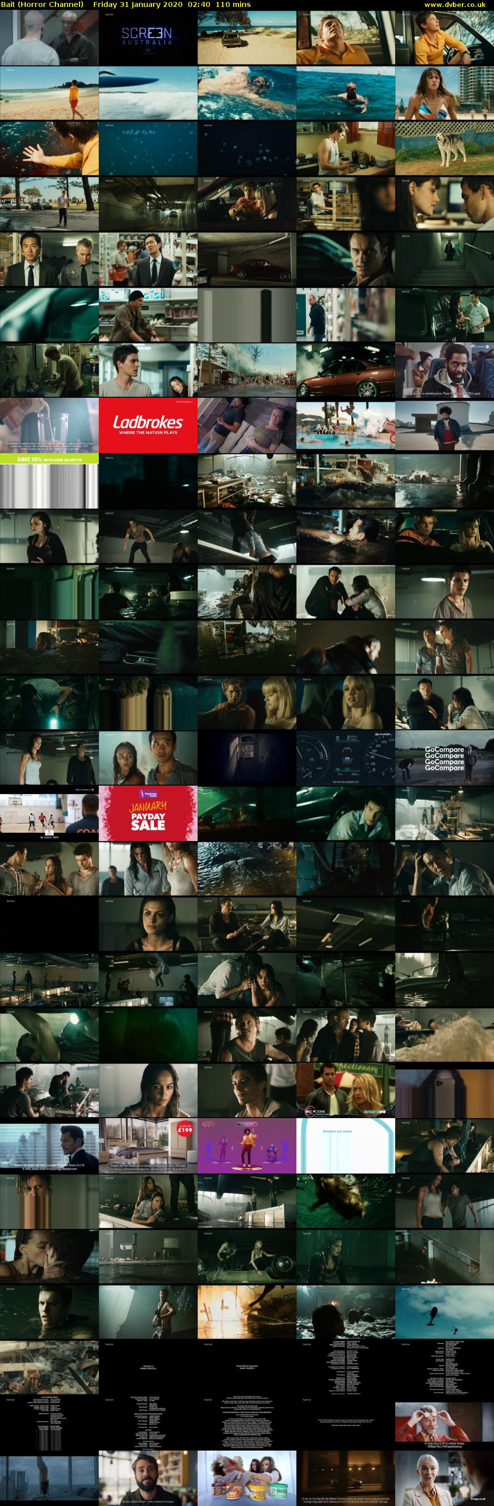 Bait (Horror Channel) Friday 31 January 2020 02:40 - 04:30