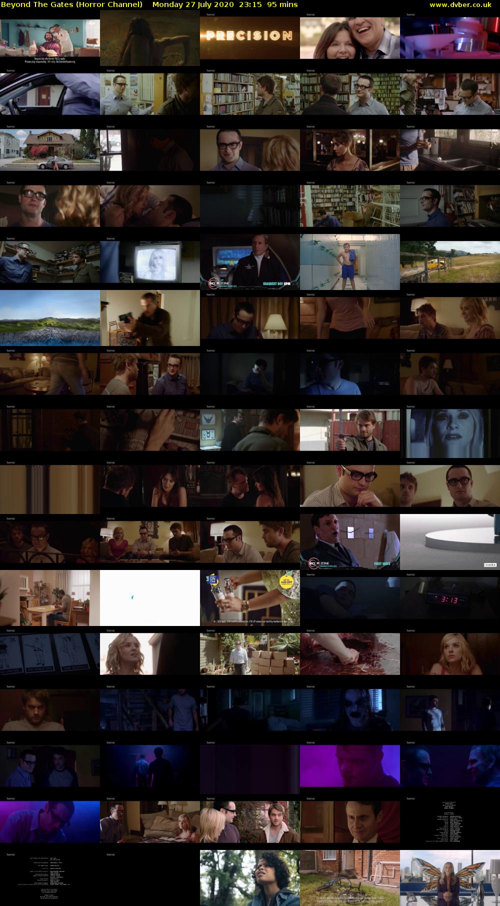 Beyond The Gates (Horror Channel) Monday 27 July 2020 23:15 - 00:50