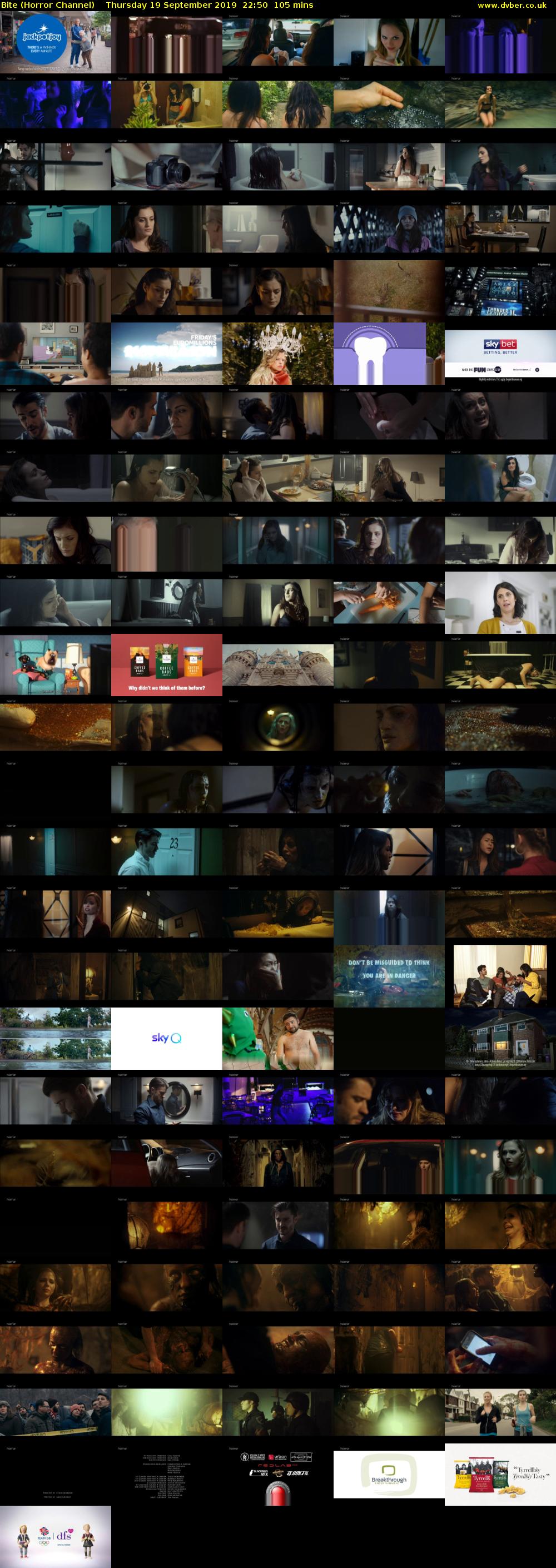 Bite (Horror Channel) Thursday 19 September 2019 22:50 - 00:35