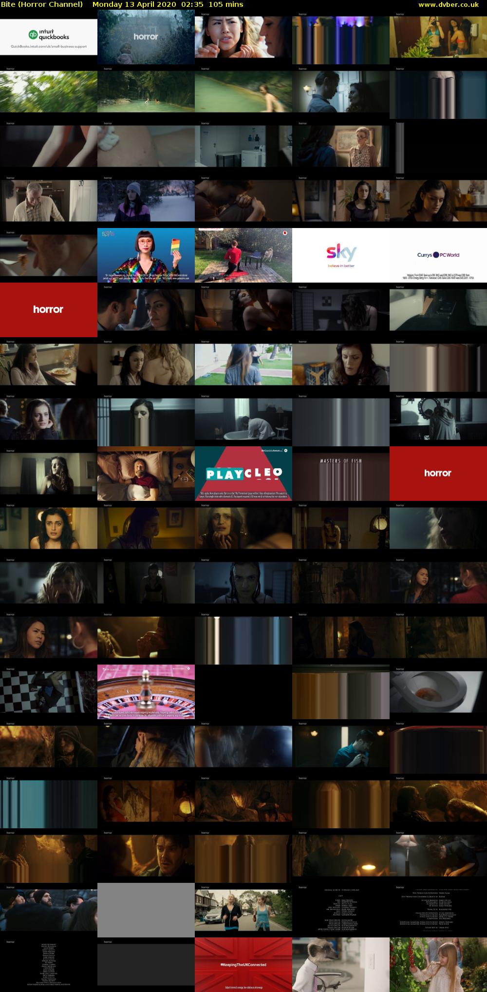 Bite (Horror Channel) Monday 13 April 2020 02:35 - 04:20