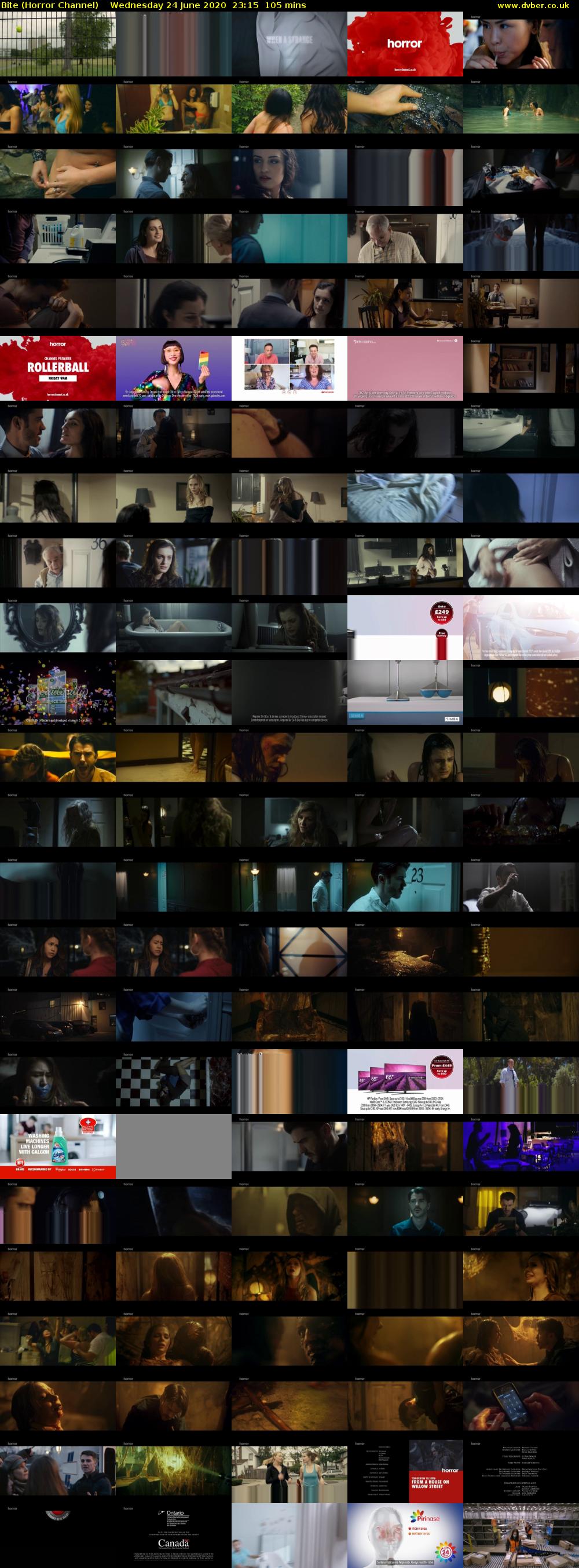 Bite (Horror Channel) Wednesday 24 June 2020 23:15 - 01:00
