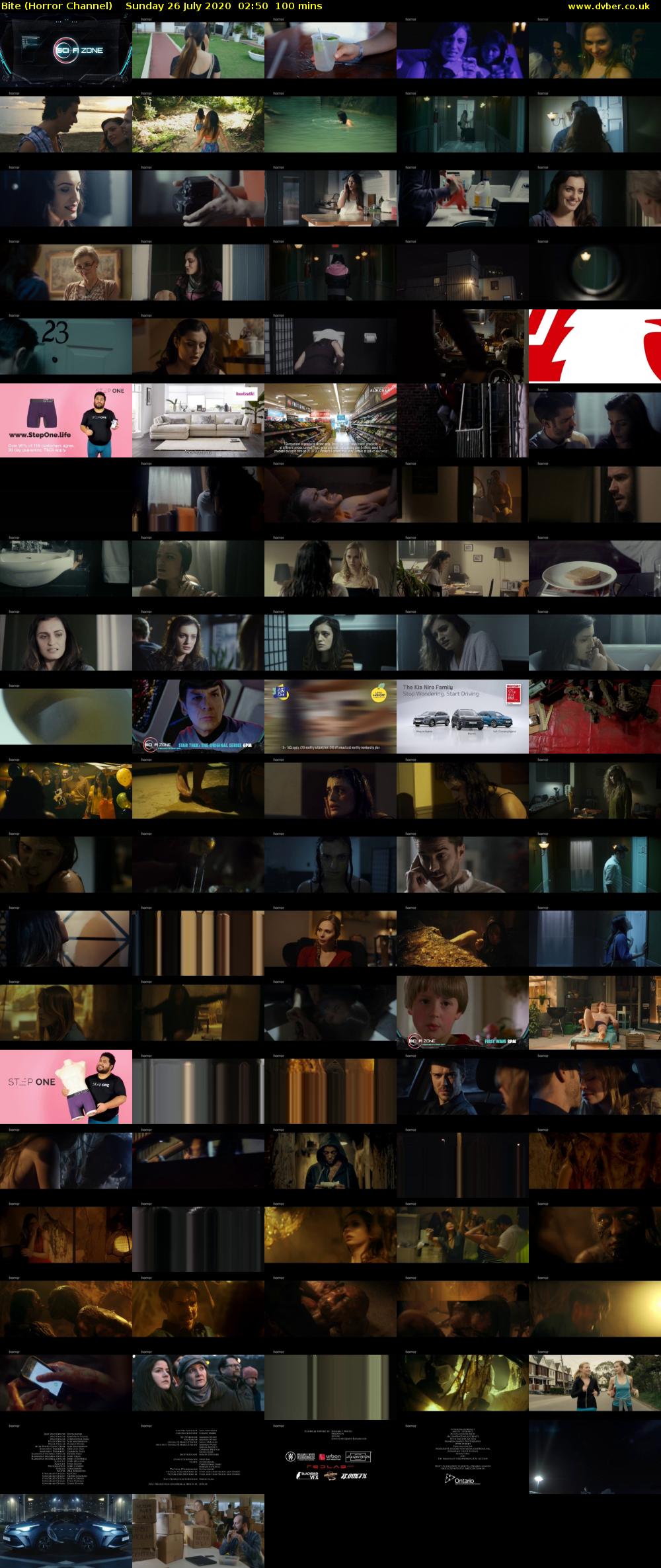 Bite (Horror Channel) Sunday 26 July 2020 02:50 - 04:30