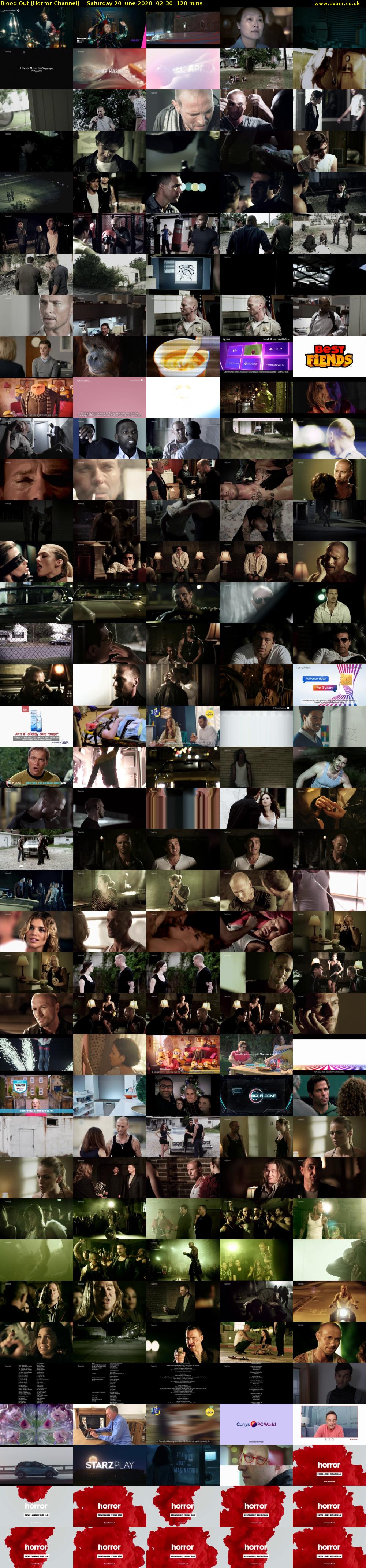 Blood Out (Horror Channel) Saturday 20 June 2020 02:30 - 04:30