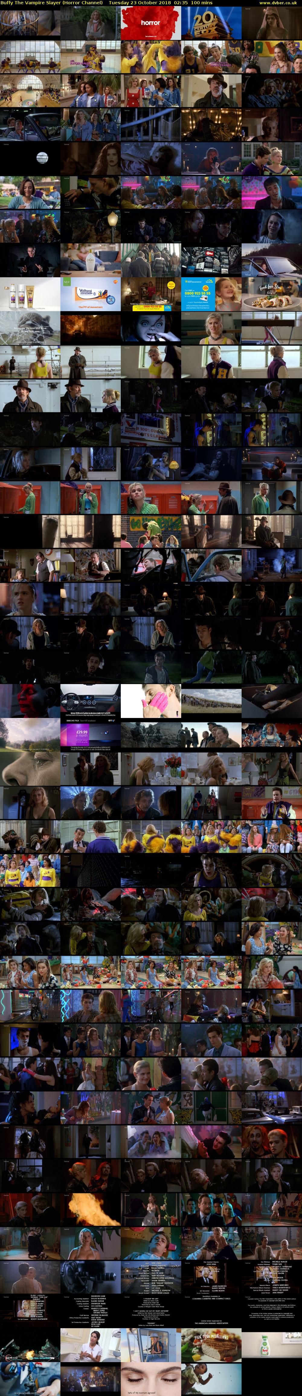 Buffy The Vampire Slayer (Horror Channel) Tuesday 23 October 2018 02:35 - 04:15