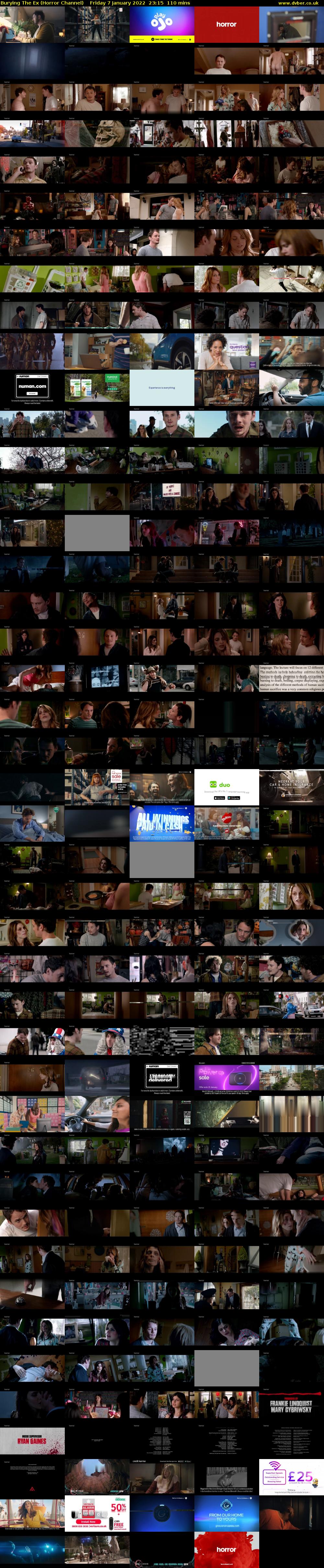 Burying The Ex (Horror Channel) Friday 7 January 2022 23:15 - 01:05