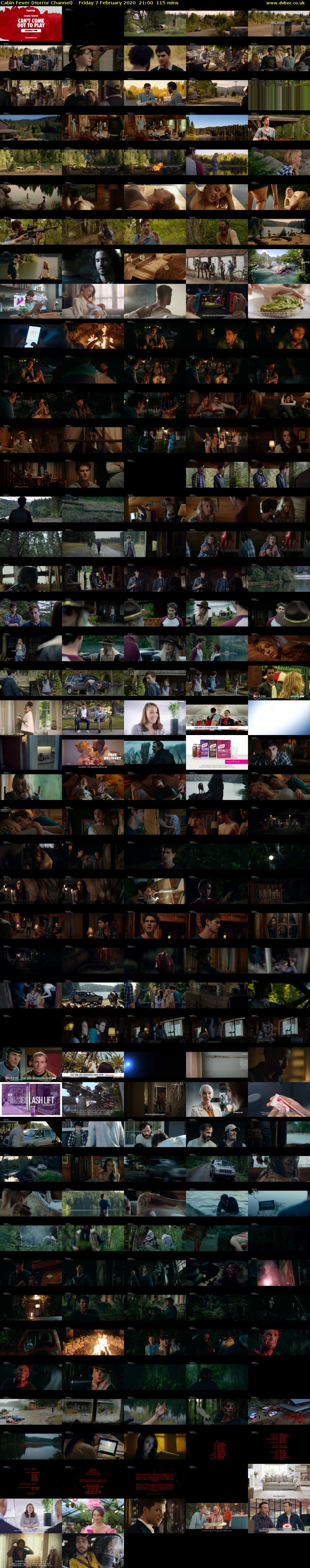 Cabin Fever (Horror Channel) Friday 7 February 2020 21:00 - 22:55