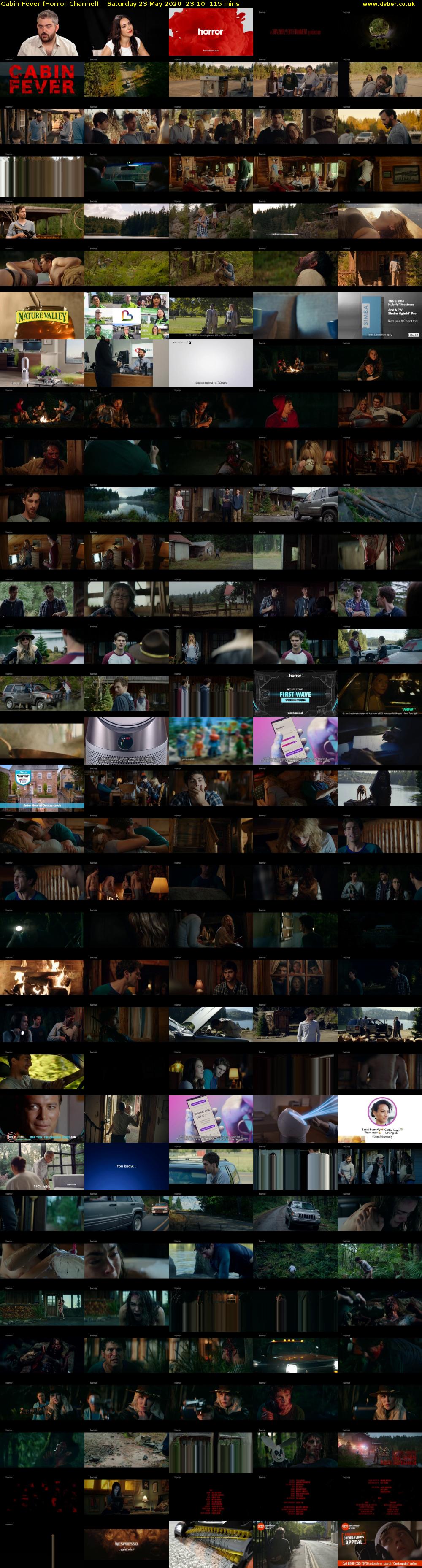 Cabin Fever (Horror Channel) Saturday 23 May 2020 23:10 - 01:05