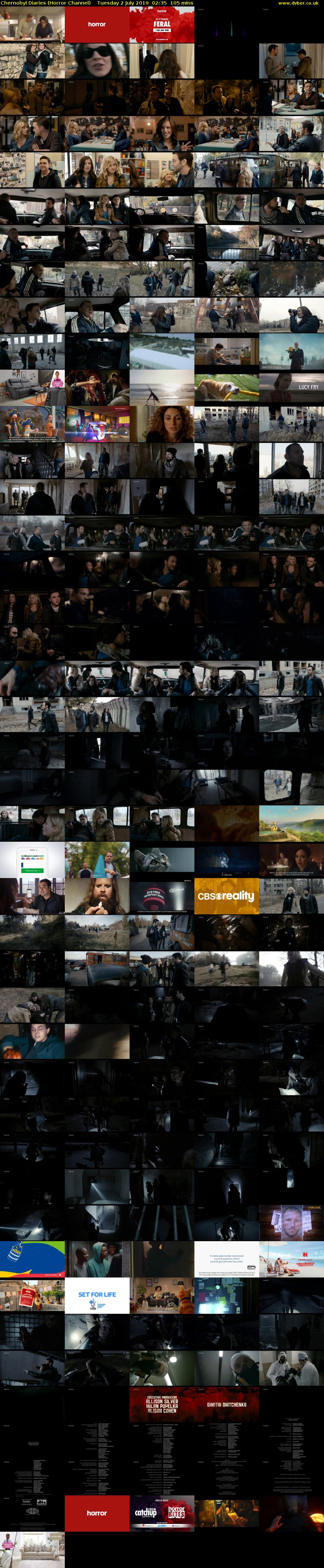 Chernobyl Diaries (Horror Channel) Tuesday 2 July 2019 02:35 - 04:20
