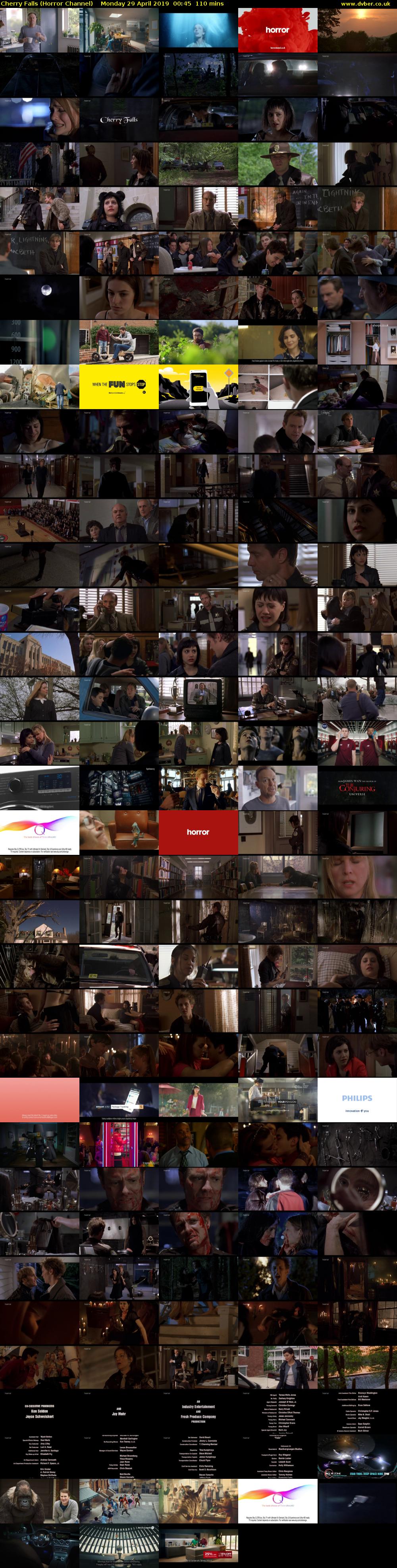 Cherry Falls (Horror Channel) Monday 29 April 2019 00:45 - 02:35