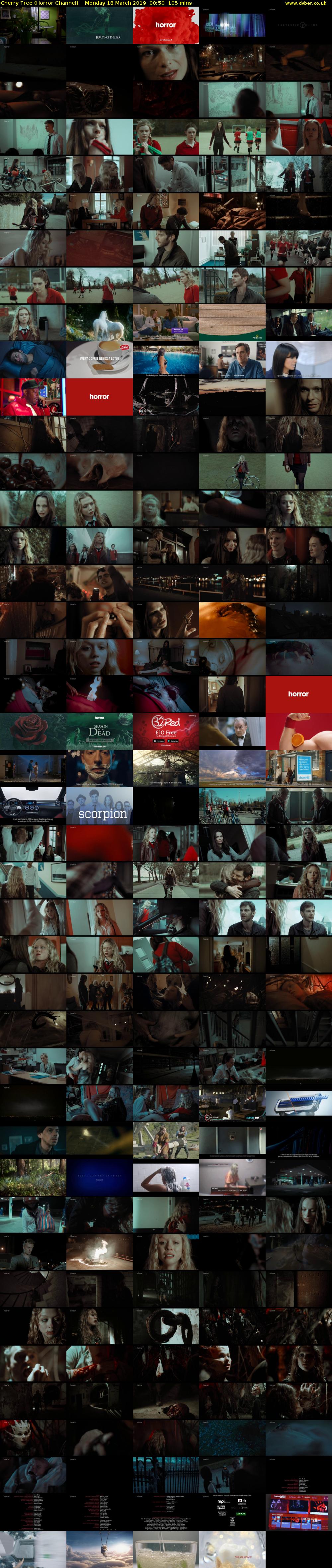 Cherry Tree (Horror Channel) Monday 18 March 2019 00:50 - 02:35