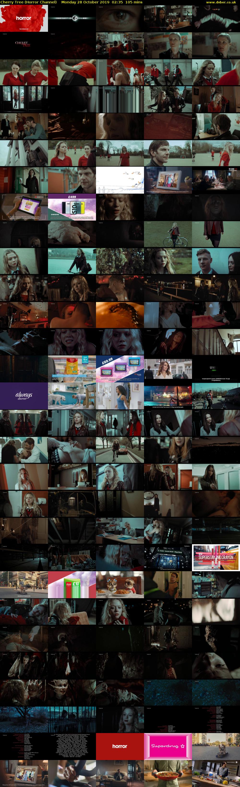 Cherry Tree (Horror Channel) Monday 28 October 2019 02:35 - 04:20