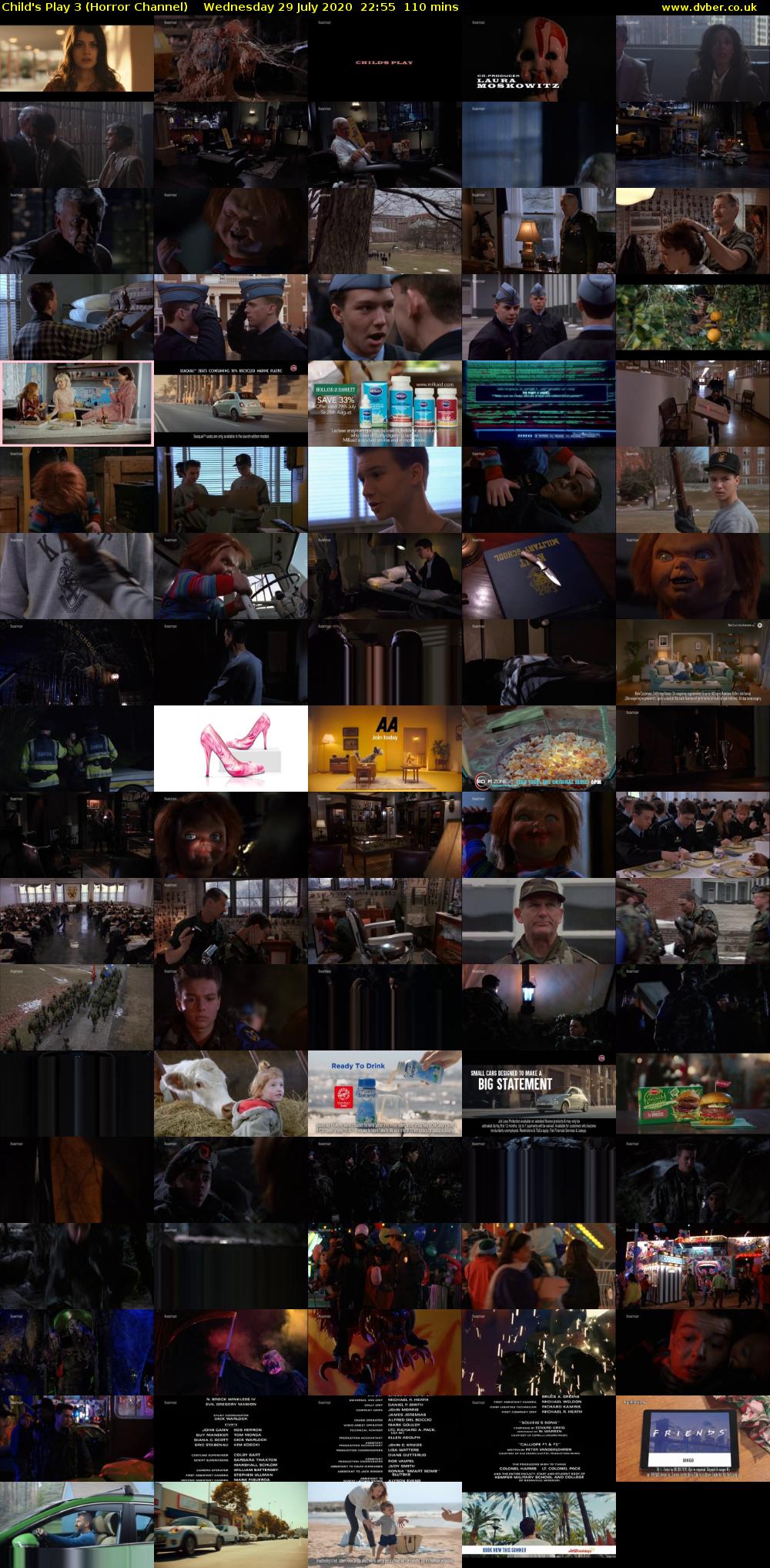 Child's Play 3 (Horror Channel) Wednesday 29 July 2020 22:55 - 00:45