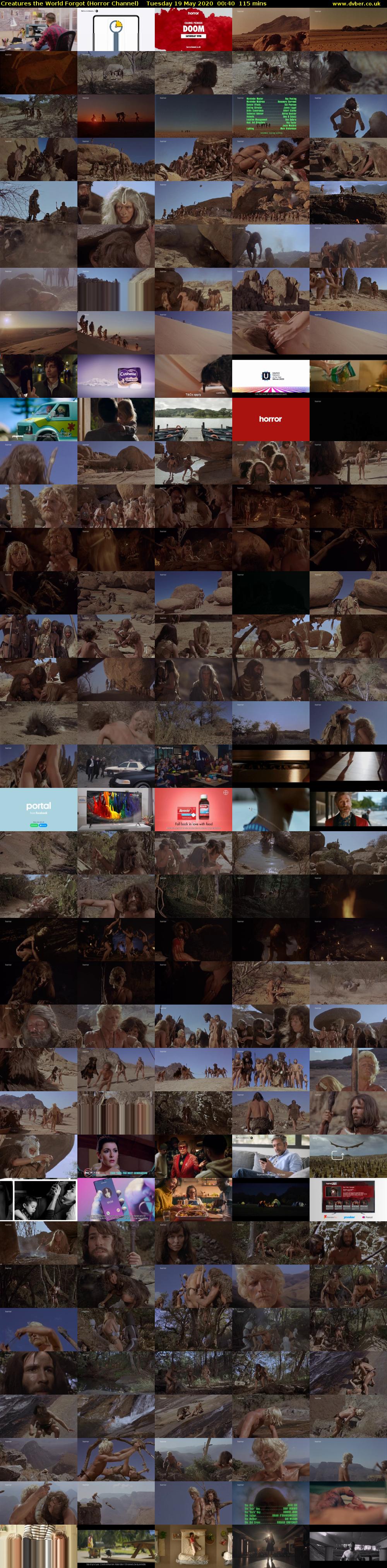 Creatures the World Forgot (Horror Channel) Tuesday 19 May 2020 00:40 - 02:35