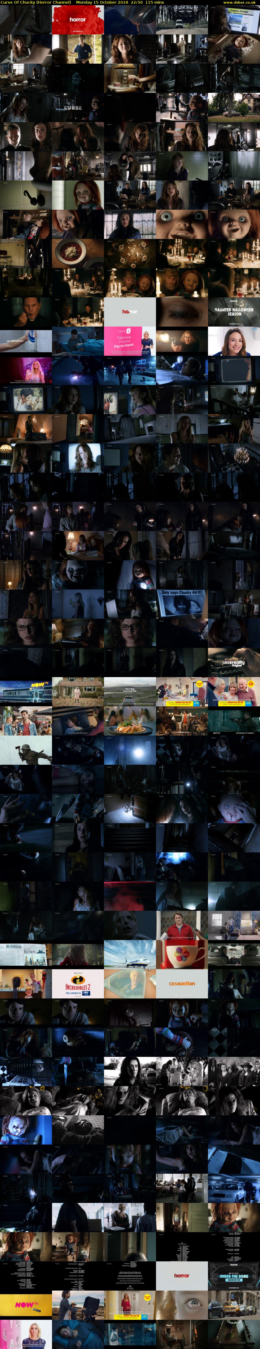 Curse Of Chucky (Horror Channel) Monday 15 October 2018 22:50 - 00:45
