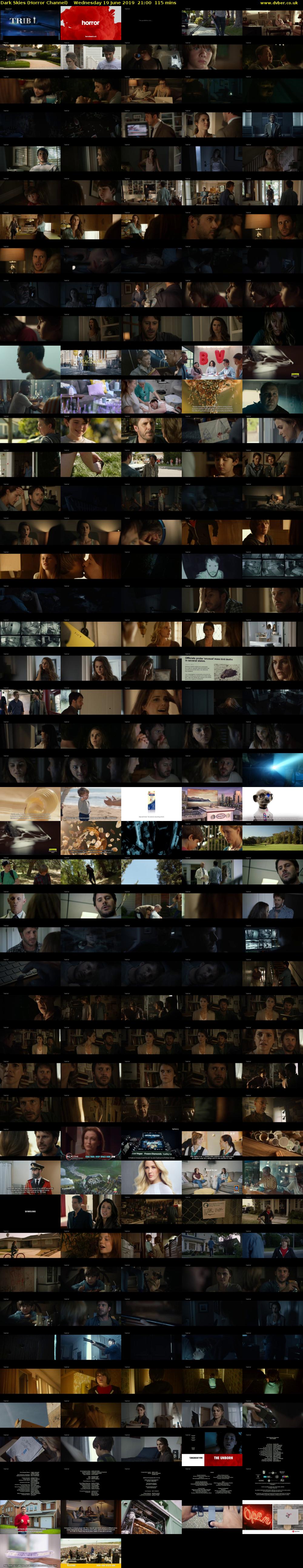 Dark Skies (Horror Channel) Wednesday 19 June 2019 21:00 - 22:55