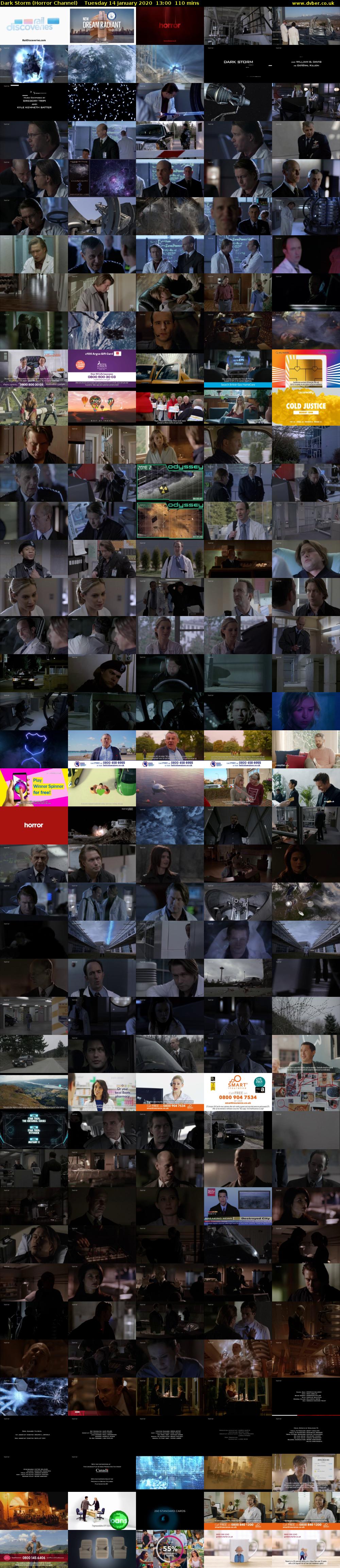 Dark Storm (Horror Channel) Tuesday 14 January 2020 13:00 - 14:50