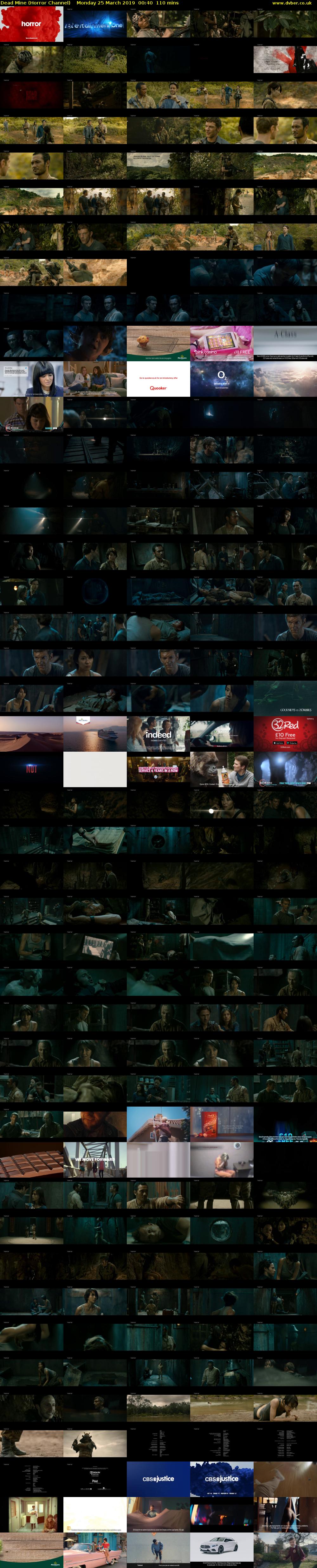 Dead Mine (Horror Channel) Monday 25 March 2019 00:40 - 02:30