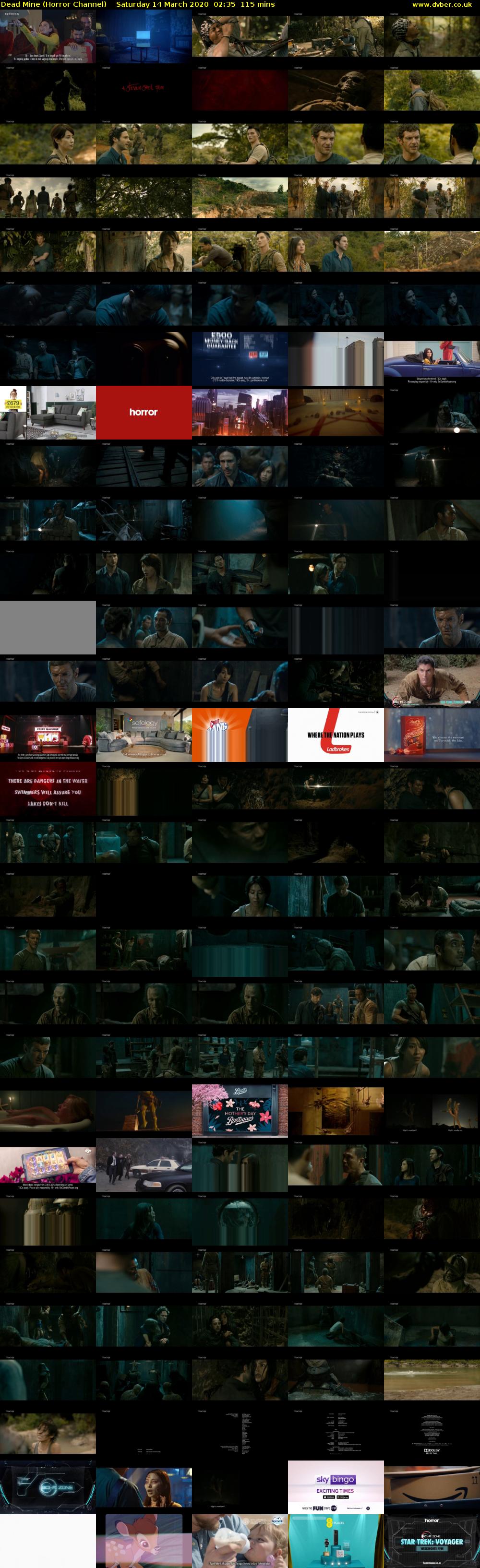 Dead Mine (Horror Channel) Saturday 14 March 2020 02:35 - 04:30