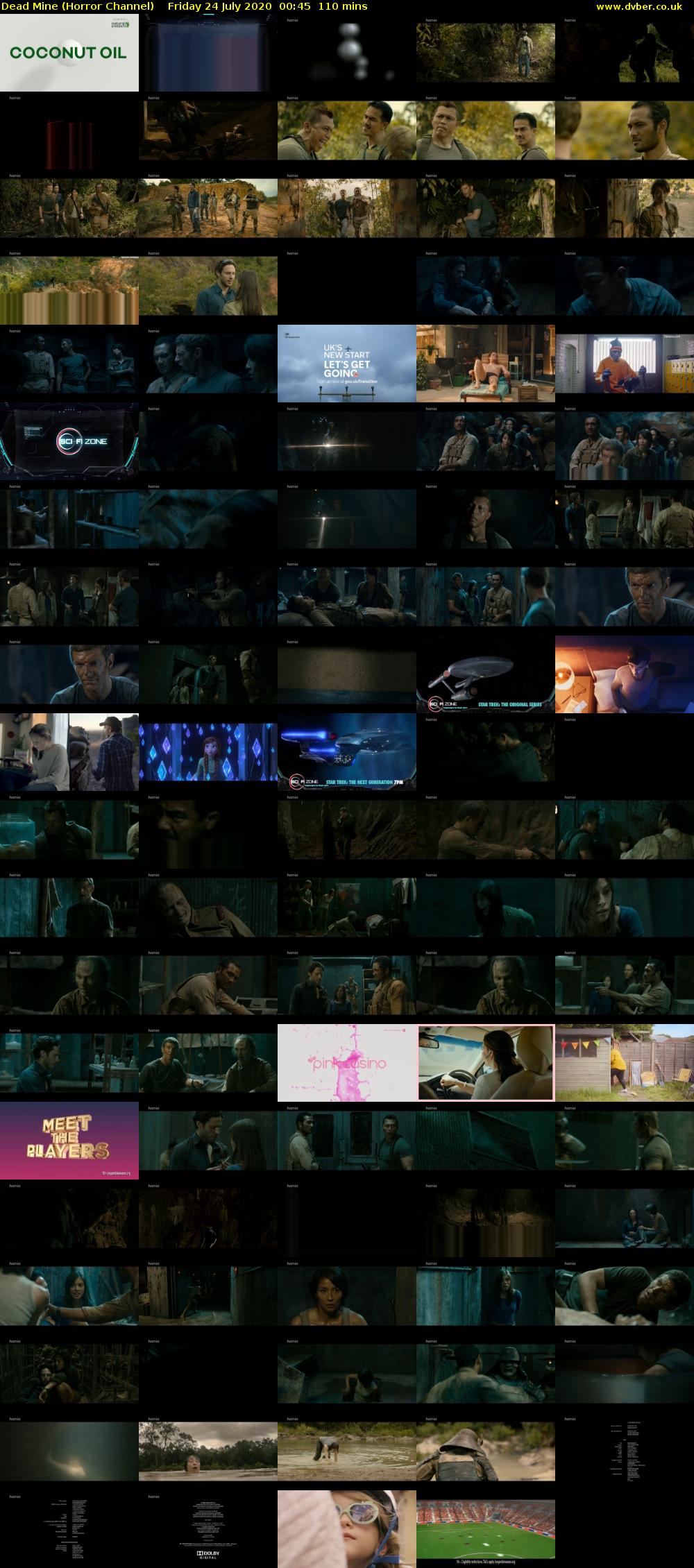 Dead Mine (Horror Channel) Friday 24 July 2020 00:45 - 02:35