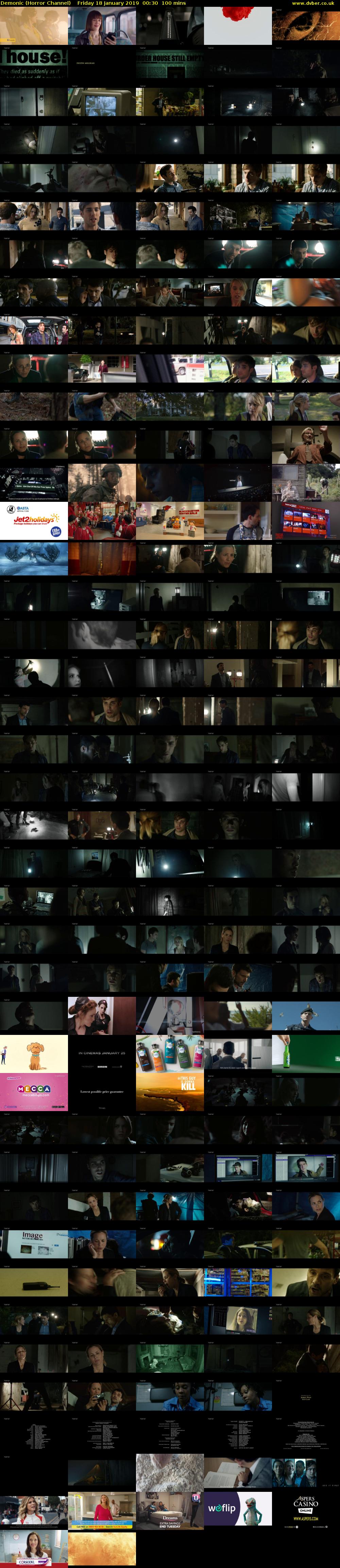 Demonic (Horror Channel) Friday 18 January 2019 00:30 - 02:10