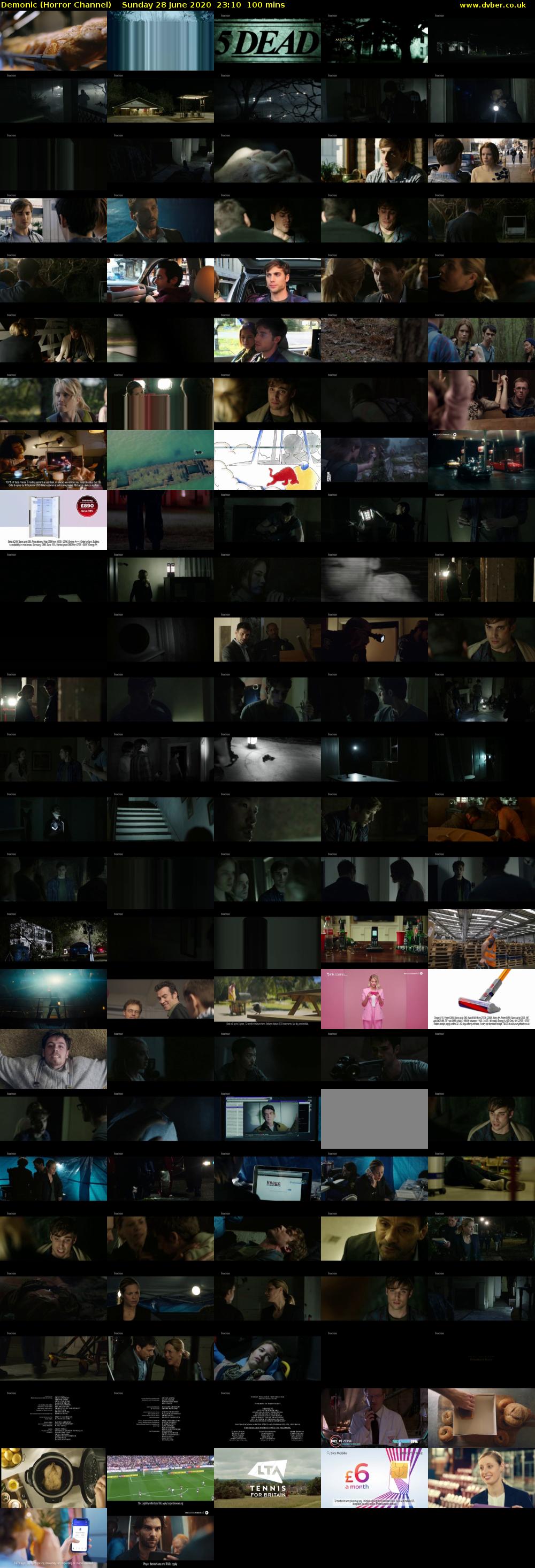 Demonic (Horror Channel) Sunday 28 June 2020 23:10 - 00:50